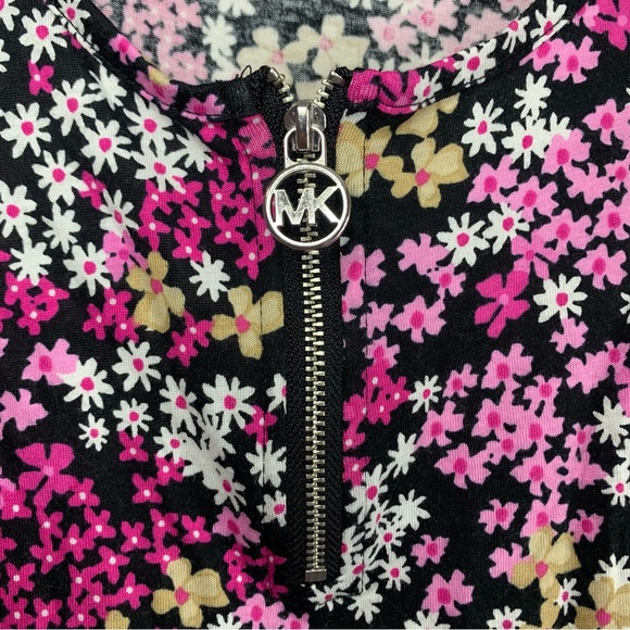 NWoT MICHAEL Michael Kors Floral Cold Shoulder Blouse, size M - Picture 4 of 11